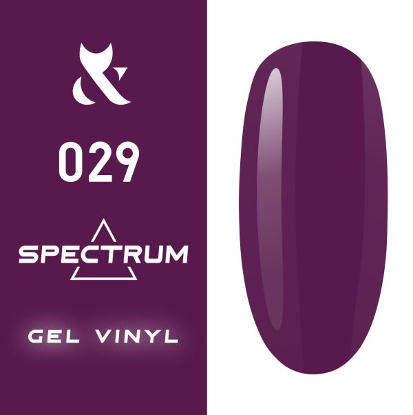 Гель-лак F.O.X Spectrum № 029 (светло-фиолетовый, эмаль), 7 мл