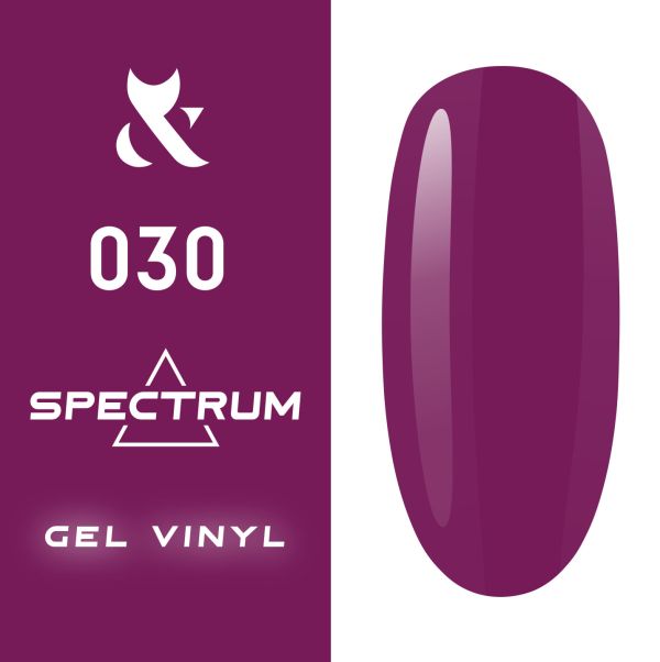 Гель-лак F.O.X Spectrum № 030 (фуксия, эмаль), 7 мл