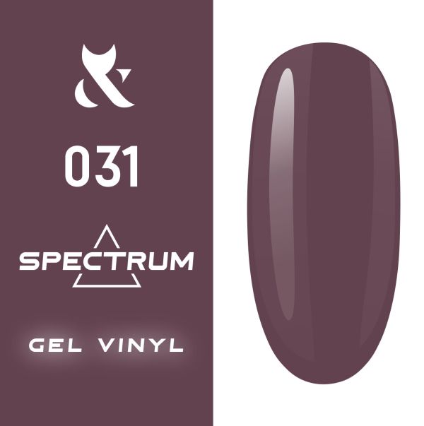 Гель-лак F.O.X Spectrum № 031 (пыльно-бордовый, эмаль), 7 мл