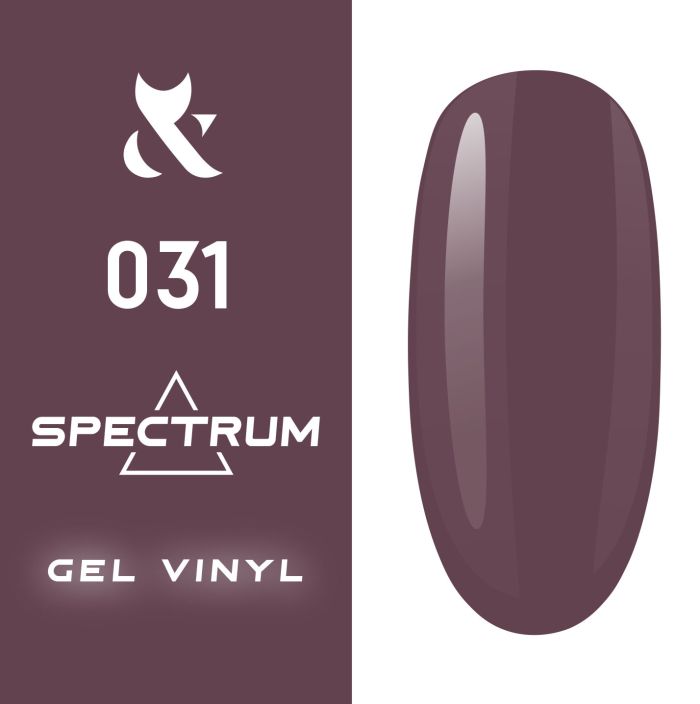Гель-лак F.O.X Spectrum № 031 (пильно-бордовий, емаль), 7 мл