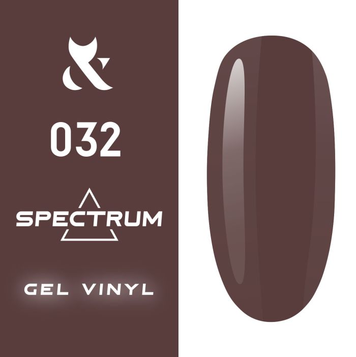Гель-лак F.O.X Spectrum № 032 (світло-коричневий, емаль), 7 мл