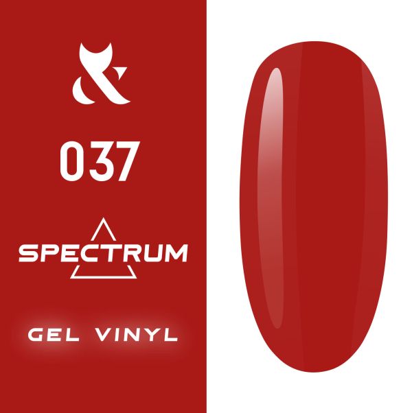 Гель-лак F.O.X Spectrum № 037 (червоний, емаль), 7 мл