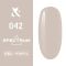 Гель-лак F.O.X Spectrum Gel Vinyl № 042 Sentimental (бежево-сірий, емаль), 7 мл