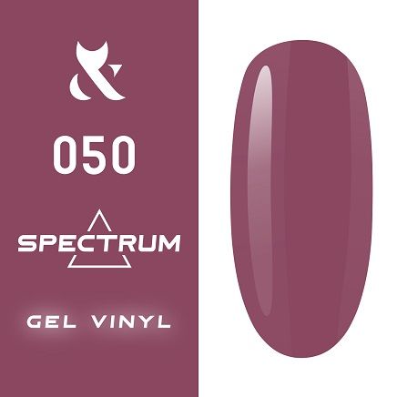 Гель-лак F.O.X Spectrum Gel Vinyl № 050 Girlfriend (сливовый, эмаль), 7 мл