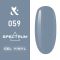 Гель-лак F.O.X Spectrum Gel Vinyl № 059 Lyrilac (сіро-бузковий, емаль), 7 мл