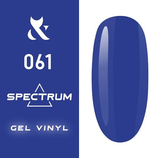 Гель-лак F.O.X Spectrum Gel Vinyl № 061 Comet (ультрамарин, эмаль), 7 мл
