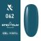 Гель-лак F.O.X Spectrum Gel Vinyl № 062 Sound (насичений темно-бірюзовий, емаль), 7 мл