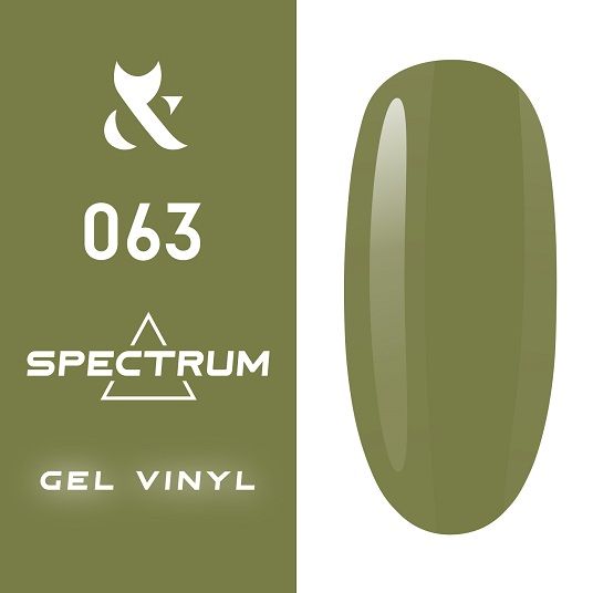 Гель-лак F.O.X Spectrum Gel Vinyl № 063 Cannabis (травяной, эмаль), 7 мл