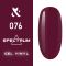 Гель-лак F.O.X Spectrum Gel Vinyl № 076 Hot (яскравий червоно-малиновий, емаль), 7 мл