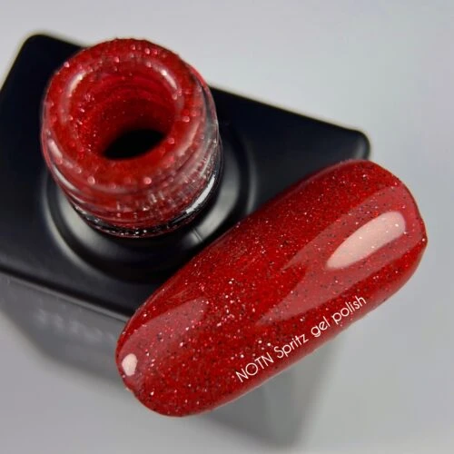 Гель-лак Nailsoftheday Spritz яскраво червоний світловідбиваючий 10мл
