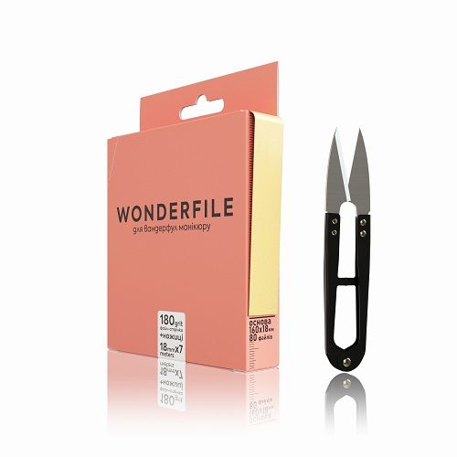 Файл-стрічка Wonderfile для основи 160х18мм, 180гріт (7 метрів) +ножиці