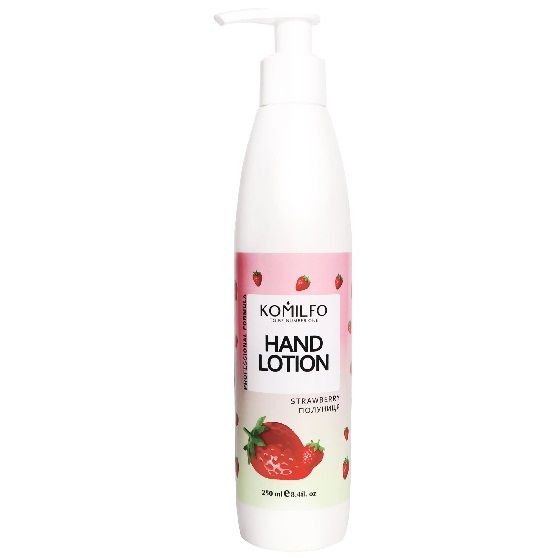 Komilfo Hand Lotion Strawberry  лосьон для рук клубника, 250 мл