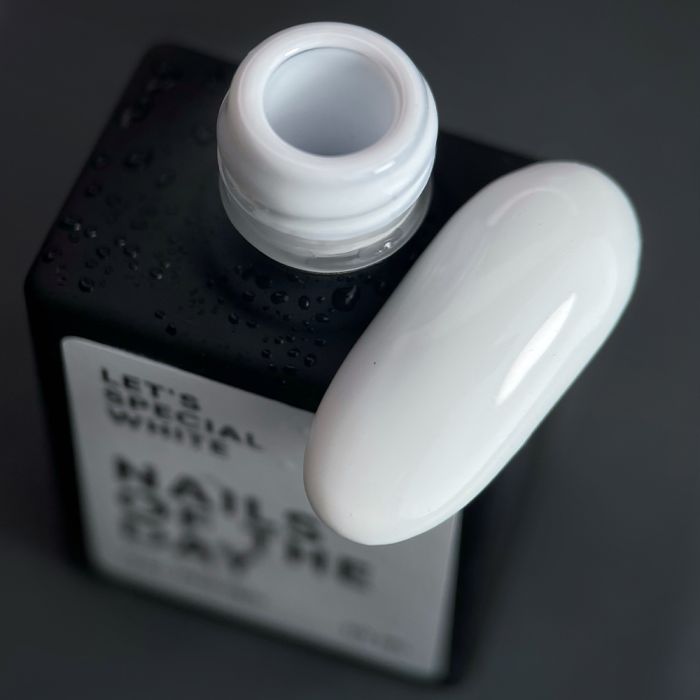 Гель-лак NAILSOFTHEDAY Let’s special White  особливий білий  10мл