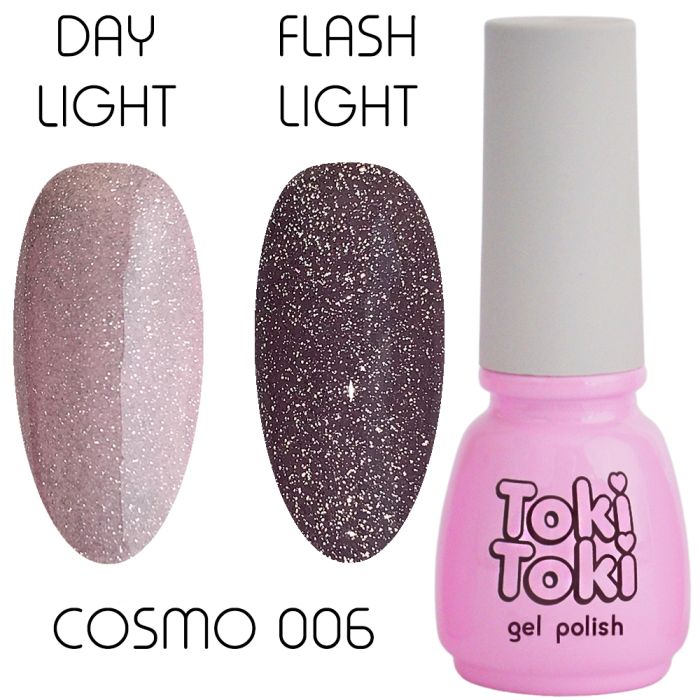 Гель-лак світловідбивний Toki Toki Cosmo №06, 5 мл