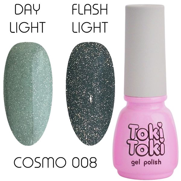 Гель-лак светоотражающий Toki Toki Cosmo №8, 5 мл