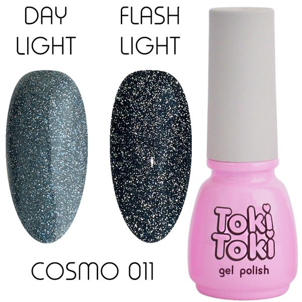 Гель-лак светоотражающий Toki Toki Cosmo №11, 5 мл