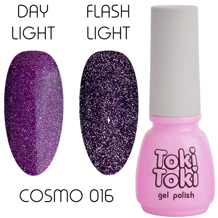 Гель-лак світловідбивний Toki Toki Cosmo №16, 5 мл