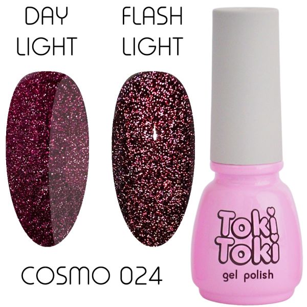Гель-лак світловідбивний Toki Toki Cosmo №24, 5 мл