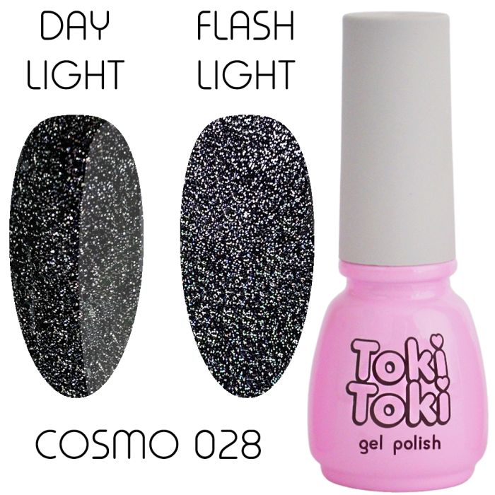 Гель-лак светоотражающий Toki Toki Cosmo №28, 5 мл