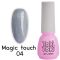 Гель-лак TOKI TOKI Magic Touch № 004 блакитний із срібною поталлю 5 мл