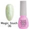 Гель-лак TOKI TOKI Magic Touch № 006 світло-бірюзовий із золотою поталлю 5 мл