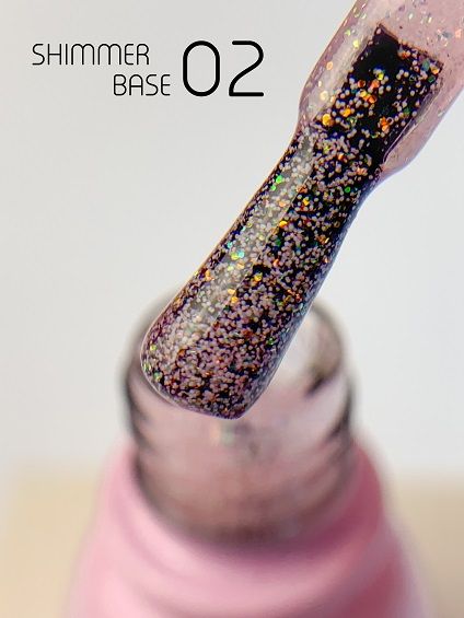 Кольорова база Toki-Toki Shimmer base № 02	5мл		