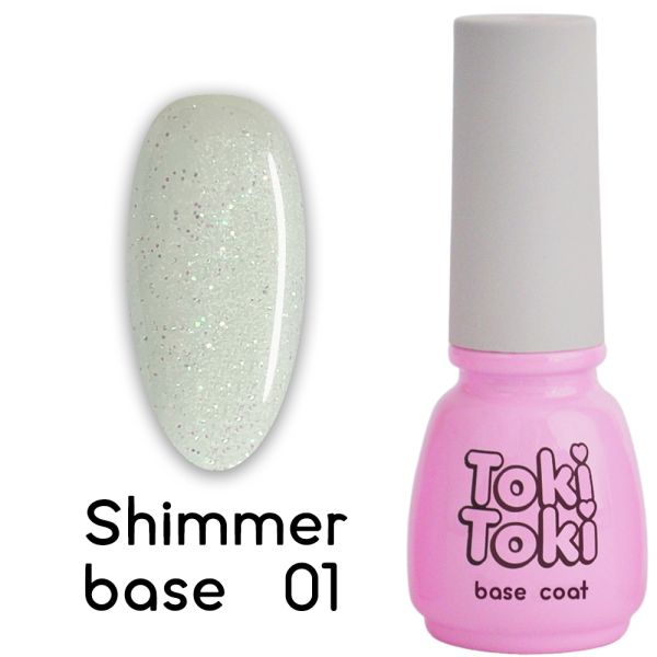 Кольорова база Toki-Toki Shimmer base № 01	5мл									