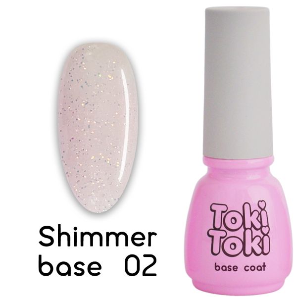 Кольорова база Toki-Toki Shimmer base № 02	5мл		