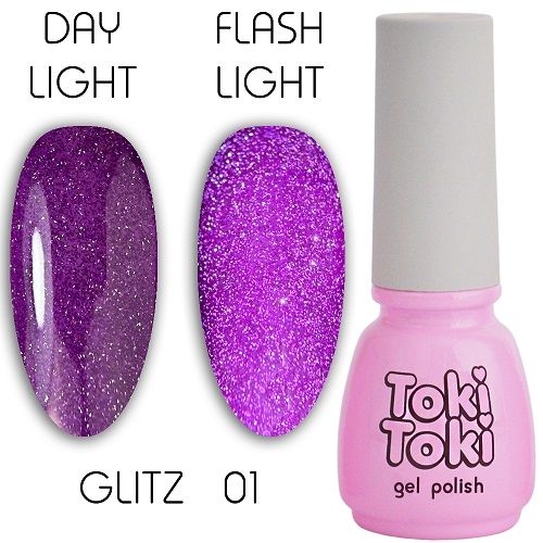 Гель-лак Toki-Toki Glitz GZ01