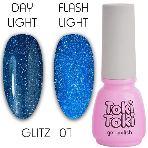 Гель-лак Toki-Toki Glitz GZ07