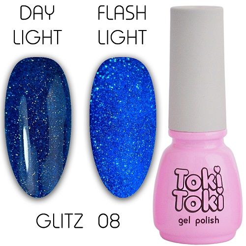 Гель-лак Toki-Toki Glitz GZ08