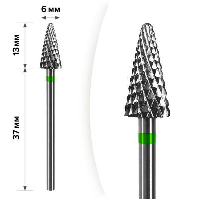 Фреза Mart твердосплавна М-107 Конус Green 6*13