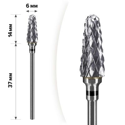 Фреза Mart твердосплавна М-91/2 Кукуруза Black ХС 6*14