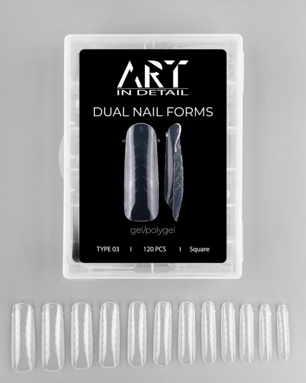 Многоразовые верхние формы ART Dual Nail Forms, Type 03