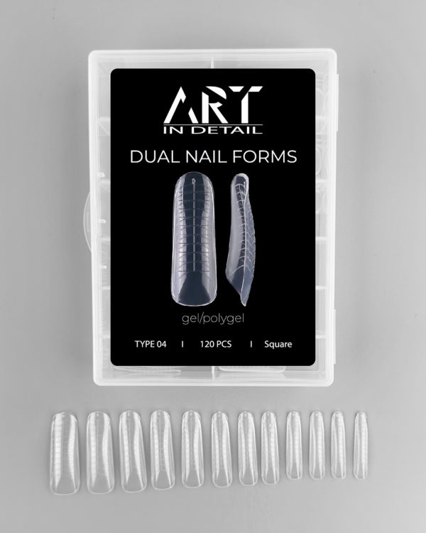 Многоразовые верхние формы ART Dual Nail Forms, Type 04
