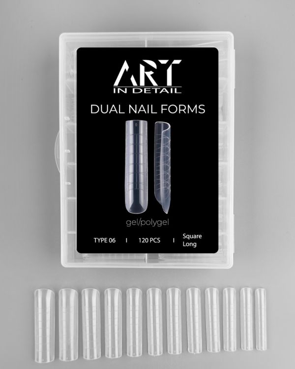 Многоразовые верхние формы ART Dual Nail Forms, Type 06
