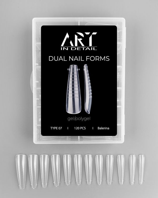 Многоразовые верхние формы ART Dual Nail Forms, Type 07