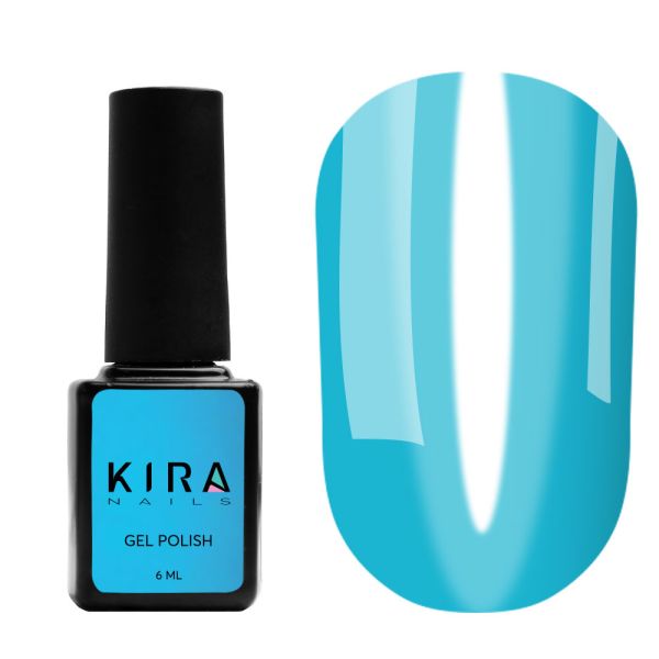 Гель-лак Kira Nails Vitrage №V05 (зеленый, витражный), 6 мл