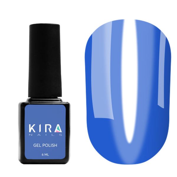 Гель-лак Kira Nails Vitrage №V09 (синий, витражный), 6 мл