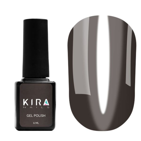 Гель-лак Kira Nails Vitrage №V18 (чорний, вітражний), 6 мл