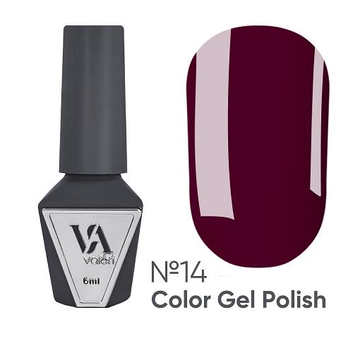 Гель лак Valeri 6 ml №14 винный