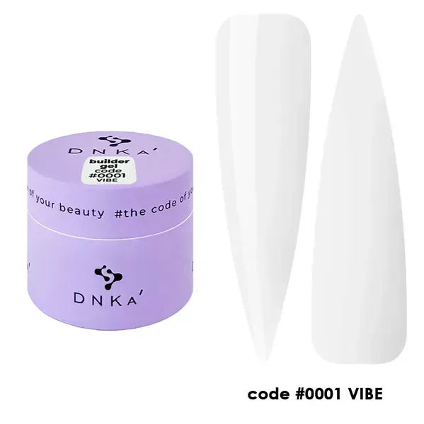Гель моделирующий DNK`a Builder Gel 01 Vibe, прозрачный