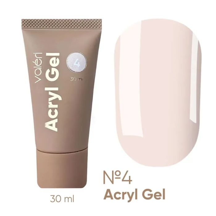 Акригель Valeri Acryl Gel 4 Natural, 30 мл