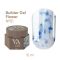 Гель для ногтей Valeri Builder Gel Flower 01 молочный с голубыми сухоцветами, 15 мл