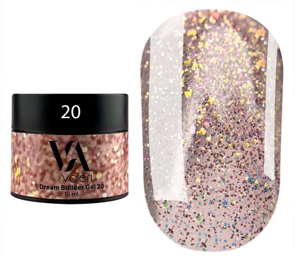 Гелі Valeri Dream Collection світловідбиваючий 20