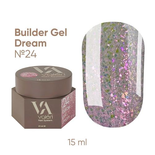 Гель Valeri Builder Dream 24, 15мл