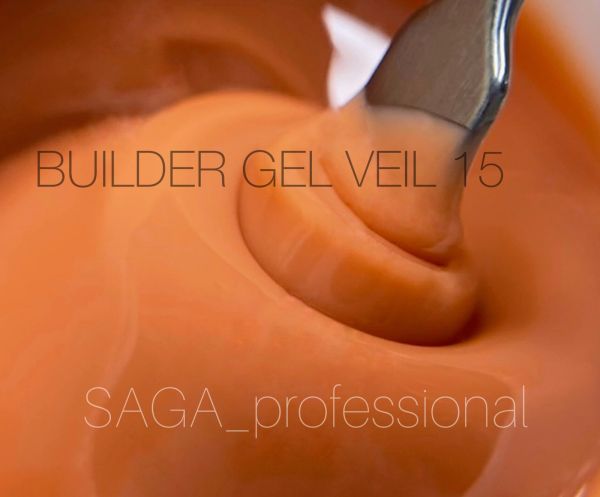 Гель моделюючий Saga Builder Gel Veil №15