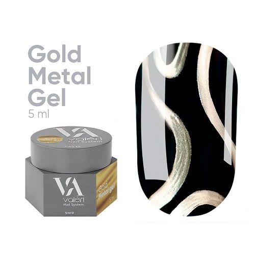Гель Valeri  Gold Metal Gel 5мл