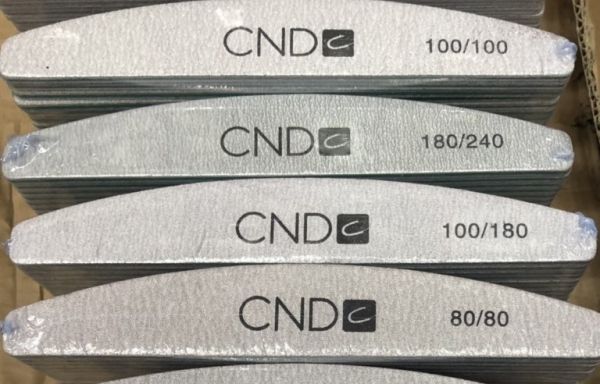 Пилка для ногтей серая луна  CND