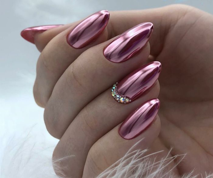 Втирка хром розовый Pink 1г